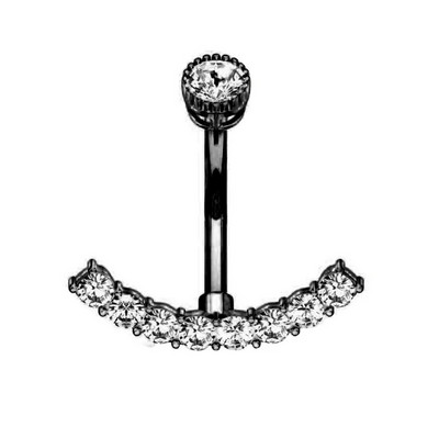 1 gab. Melns nabas gredzens Ķirurģiskā tērauda sirds, zieds, naba, pīrsings, čūska, naba, rotaslietas sievietēm, pīrsings, ombligo