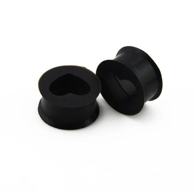 BOG-1 pāri elastīgi silikona elastīgi ādas ausu tuneļi un aizbāžņi sirds dobi plānas mīkstuma pīrsings auskari ķermeņa rotaslietas auss