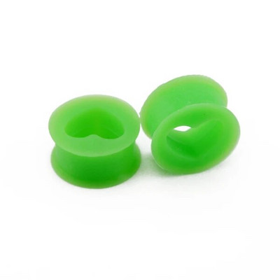 BOG-1 pāri elastīgi silikona elastīgi ādas ausu tuneļi un aizbāžņi sirds dobi plānas mīkstuma pīrsings auskari ķermeņa rotaslietas auss