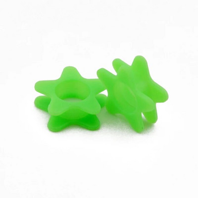 BOG-1 pāri elastīgi silikona elastīgi ādas ausu tuneļi un aizbāžņi sirds dobi plānas mīkstuma pīrsings auskari ķermeņa rotaslietas auss