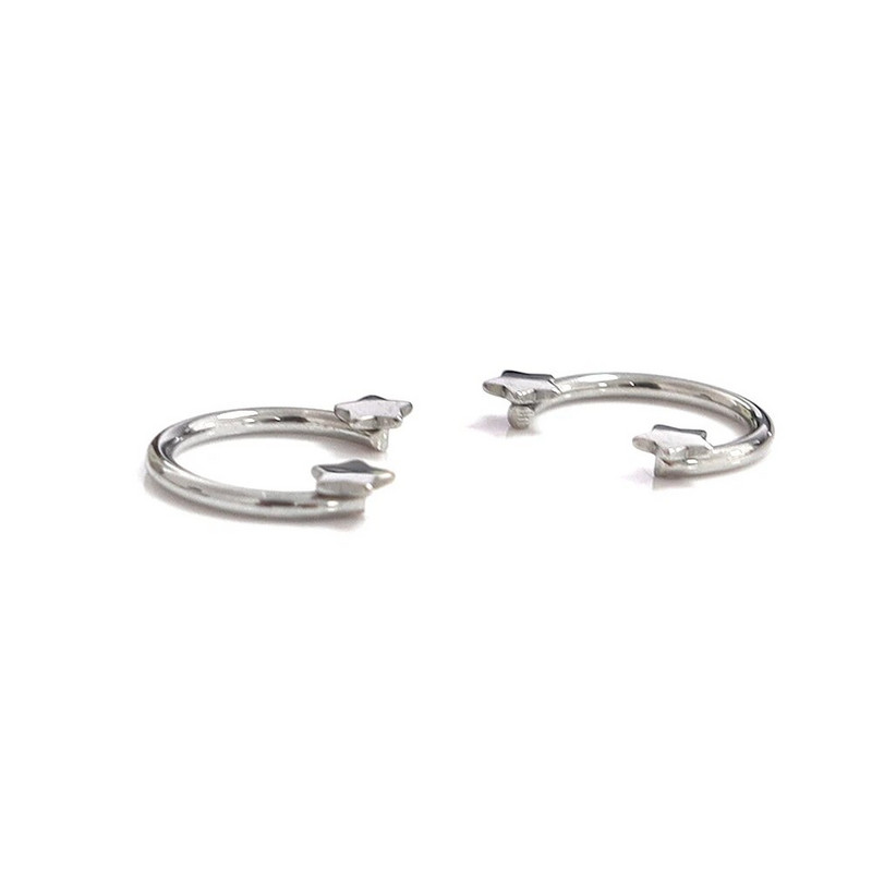 1 gab F136 titāna sakausējums 16G Pentagram iekšējais vītne C -pakavs deguna gredzens lūpu gredzens lūpu gredzens cilvēka punkcijas rotaslietas