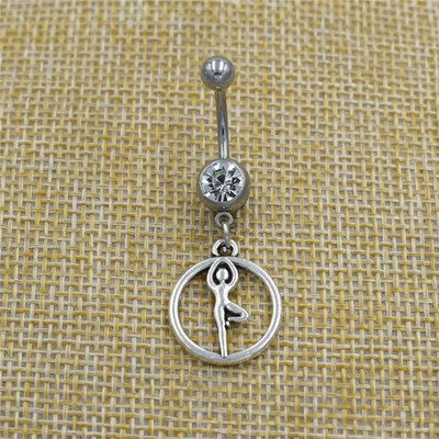 Jauni Indijas budistu mandalas lotosa joga OM rotaslietas Budas zilonis Ganešas kulons, nabas pīrsings, nabas gredzeni