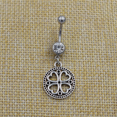 Jauni Indijas budistu mandalas lotosa joga OM rotaslietas Budas zilonis Ganešas kulons, nabas pīrsings, nabas gredzeni