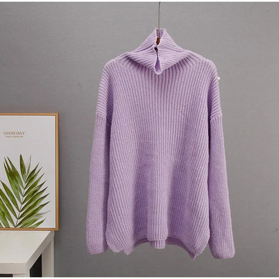 Sieviešu džemperis elegants sieviešu džemperis ar garām piedurknēm, 2023. gada rudens un ziemas ikdienas sieviešu džemperis.