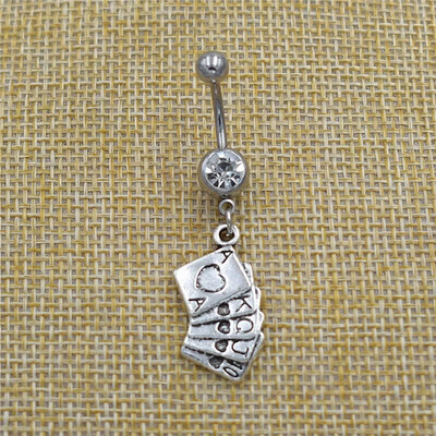 Jauna Indijas budistu vintage joga OM simbols Ohm kulons, piekarināms stienis, nabas gredzeni, kristāla ķermeņa nabas pīrsings rotaslietas dāvanas