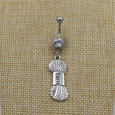 Jauna Indijas budistu vintage joga OM simbols Ohm kulons, piekarināms stienis, nabas gredzeni, kristāla ķermeņa nabas pīrsings rotaslietas dāvanas