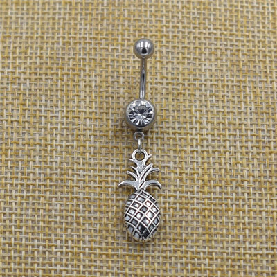 Új divat kisállat macska kutya mancsa lógó piercing gyűrű köldök sebészeti cirkon köldök gyűrűk köldök testékszerek kutyák szeretői ajándékok