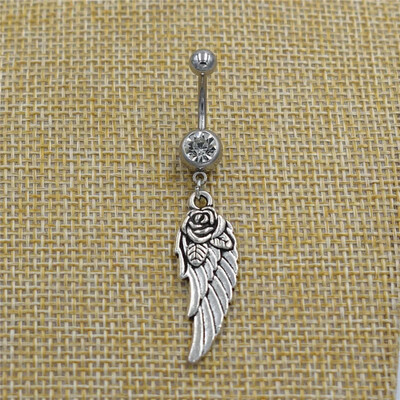 Új divat kisállat macska kutya mancsa lógó piercing gyűrű köldök sebészeti cirkon köldök gyűrűk köldök testékszerek kutyák szeretői ajándékok