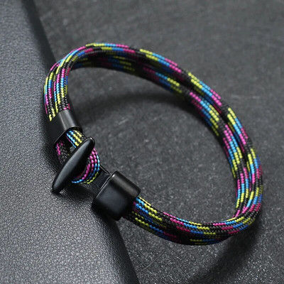 Jaunums Paracord Rokassprādzes Viking Pirate Vīriešu Virves Rokassprādzes Survival Matching Festival Aksesuāri Pulseiras Masculina dāvana viņam