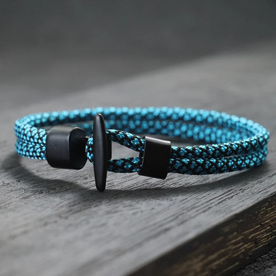 Jaunums Paracord Rokassprādzes Viking Pirate Vīriešu Virves Rokassprādzes Survival Matching Festival Aksesuāri Pulseiras Masculina dāvana viņam