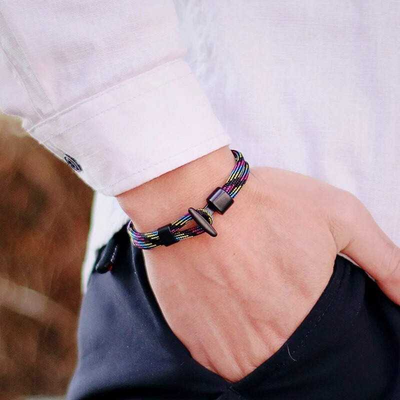 Jaunums Paracord Rokassprādzes Viking Pirate Vīriešu Virves Rokassprādzes Survival Matching Festival Aksesuāri Pulseiras Masculina dāvana viņam