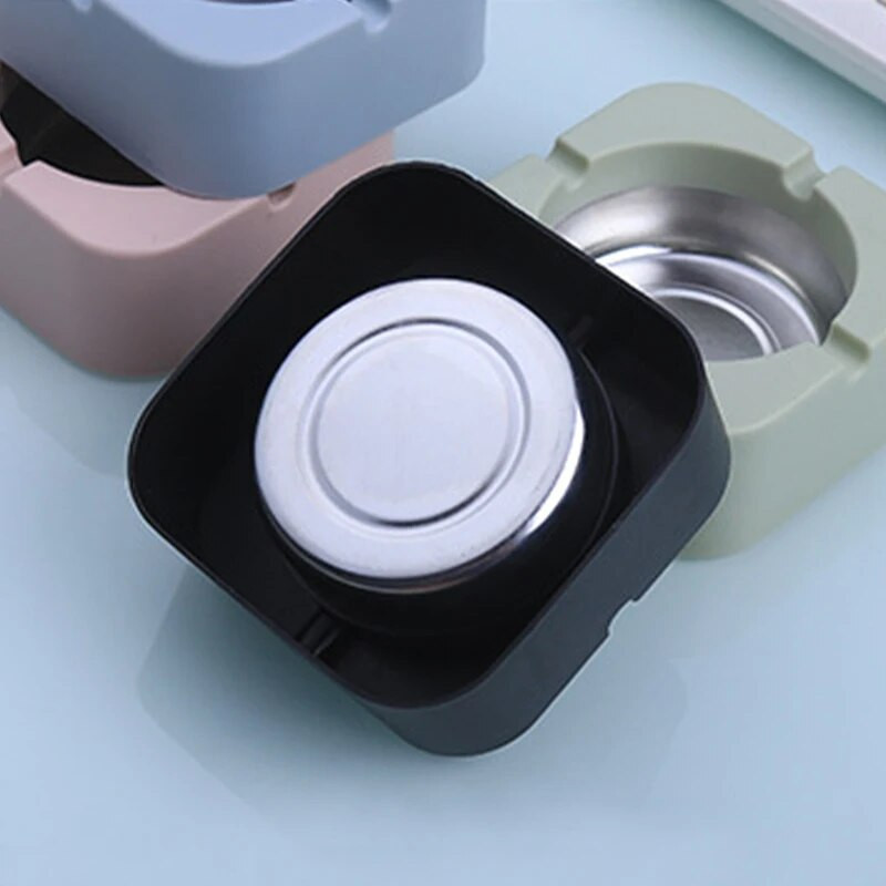 EW skārda pelnu trauks vienkārša skandināvu stila ktv viesnīcas plastmasas PP pelnu trauks