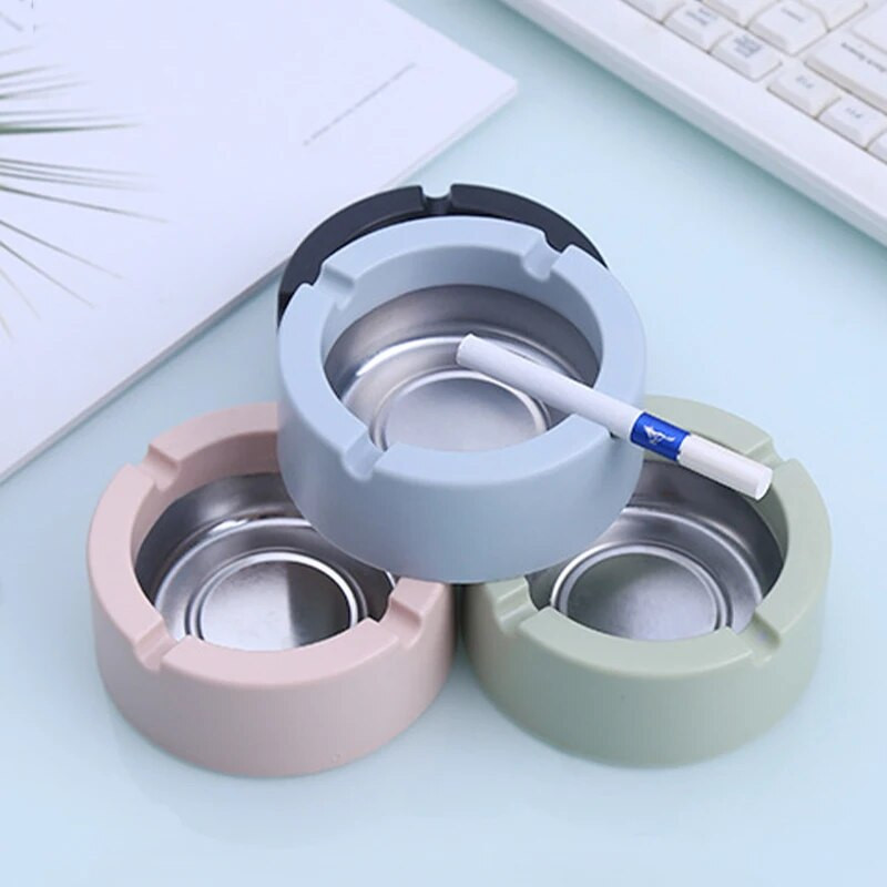 EW skārda pelnu trauks vienkārša skandināvu stila ktv viesnīcas plastmasas PP pelnu trauks