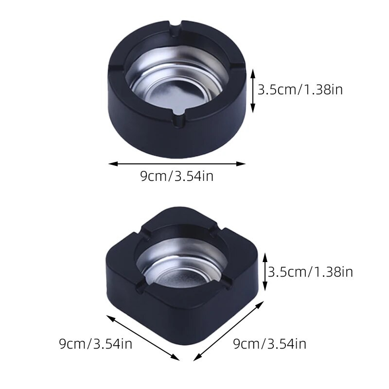 EW skārda pelnu trauks vienkārša skandināvu stila ktv viesnīcas plastmasas PP pelnu trauks