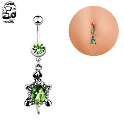 Animal Series Lizard Octopus Bee Ομφαλός δαχτυλίδια κοιλιάς Χειρουργικά ατσάλινα πεταλούδα κουνιέται κοιλιά Piercing Ombligo Γυναικεία κοσμήματα