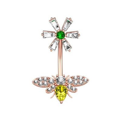 Animal Series Lizard Octopus Bee Ομφαλός δαχτυλίδια κοιλιάς Χειρουργικά ατσάλινα πεταλούδα κουνιέται κοιλιά Piercing Ombligo Γυναικεία κοσμήματα