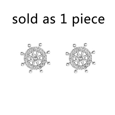 1 db Butterfly Star Heart Style Crystal Ear Tragus Piercing Mini Fülcsavar Daith Fülbevaló Helix Piercing Női Lányoknak Gyerekeknek