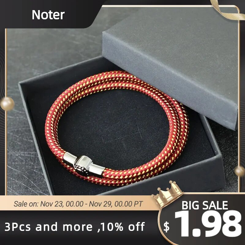 2023. gada luksusa virves rokassprādze vīriešiem, divslāņu A klases auklas rokassprādze, forša motociklistu sērfošanas auduma rokassprādze unikāls, burvīgs sprādzes pulseris