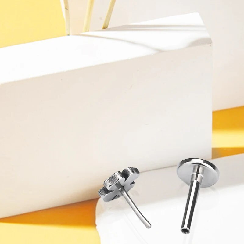 G23 titāna stieņa ievietošanas stieņa lūpu nagu ausu kaula nagu vīriešu un sieviešu ķermeņa punkcijas rotaslietas