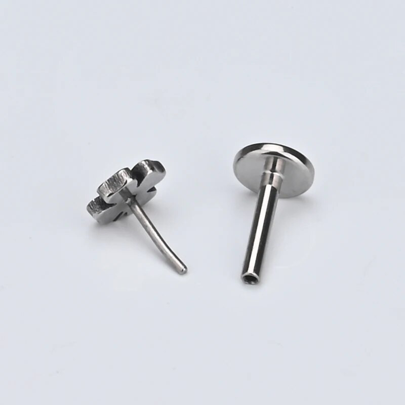 G23 titāna stieņa ievietošanas stieņa lūpu nagu ausu kaula nagu vīriešu un sieviešu ķermeņa punkcijas rotaslietas