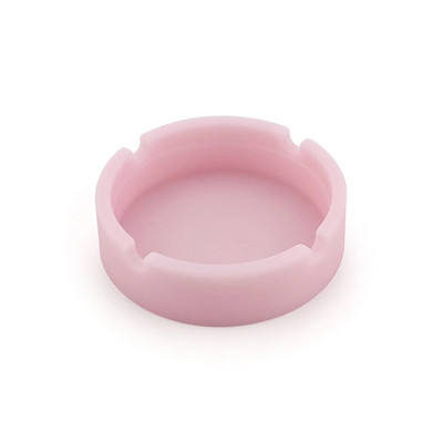 10 krāsu spīdošs silikona pelnu trauks, augstākās kvalitātes gumijas augstas temperatūras karstumizturīgs pret krišanu, apaļa pelnu trauka cigarešu piederumi