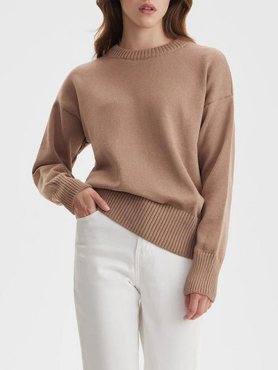 Sieviešu trikotāžas džemperi Pamata silti, vintage zaļi džemperi ar džemperi, trikotāžas lielizmēra biezi brīvi ziemas džemperi sievietēm 2023