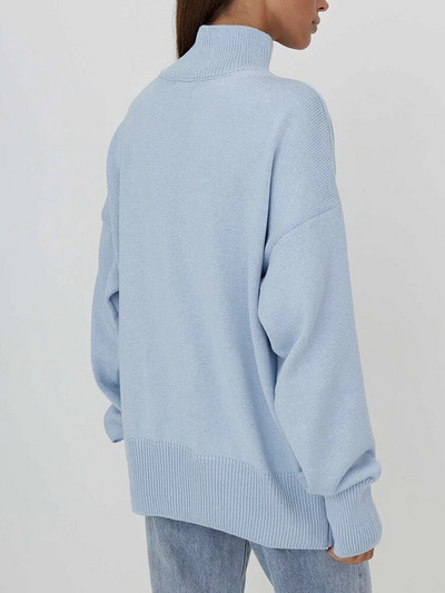 2023. gada rudens pamata sieviešu džemperis ar bruņurupuču apkakli, balts, liela izmēra džemperis ar garām piedurknēm retro stila klasisks džemperis sievietēm, džemperis