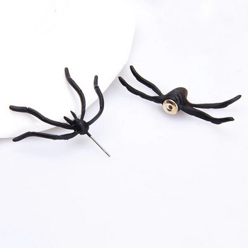 Σκουλαρίκι Spider Piercing 1PC για Γυναικεία Ανδρικά Μαύρο Χρώμα Προσωποποιημένο Punk Funny Σκουλαρίκι Halloween Αξεσουάρ Κοσμήματα Piercing