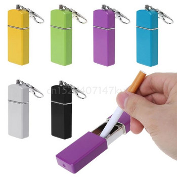 Нов дизайн Преносим мини джобен пепелник Ветроустойчиви калъфи Ключодържател Аксесоар за пушене на открито Продавам