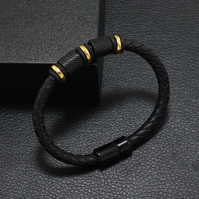 Uus meeste ehtsast nahast käevõru Romaan Atrract Magentic Käevõru Homme Punk Ehted Aksessuaarid Käevõru kaabel Brazalete kingitus