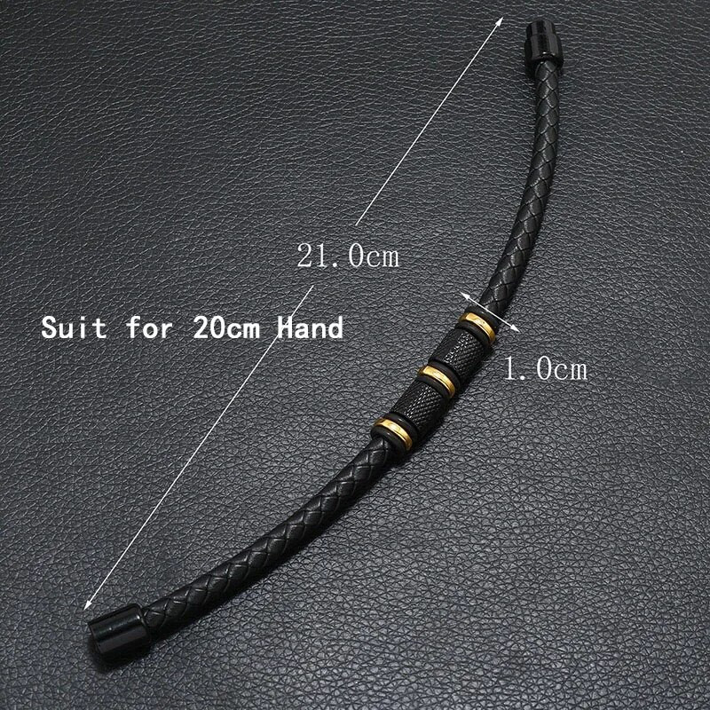 Νέο In Men Βραχιόλι από γνήσιο δέρμα Μυθιστόρημα Atrract Magentic Braclet Homme Punk Κοσμήματα Αξεσουάρ βραχιόλι βραχιόλι βραχιόλι Brazalete Δώρο