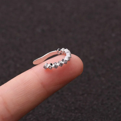 1PC Conch viltus pīrsings auskars sievietēm Auss skrimšļi bez pīrsinga auss aproces Ausu aproces Cirkons ausu klipsi aksesuāri ķermeņa rotaslietas