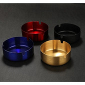 Пепелник от неръждаема стомана Творческо събитие Откриване Подарък Пепелник Бар Хотел Метален пепелник Търговски цветен външен джобен пепелник