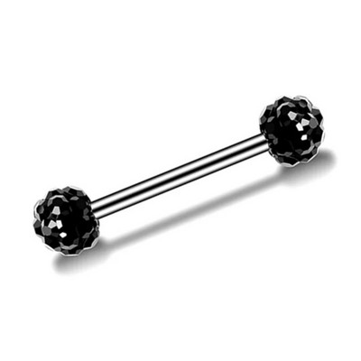 1 gab. Seksīgs mēles pīrsings sievietēm Kristāla bumbiņas mēles pīrsings Hipiju panku pīrsings krūšu nagiem, ķermeņa rotaslietas naktsklubu aksesuāri