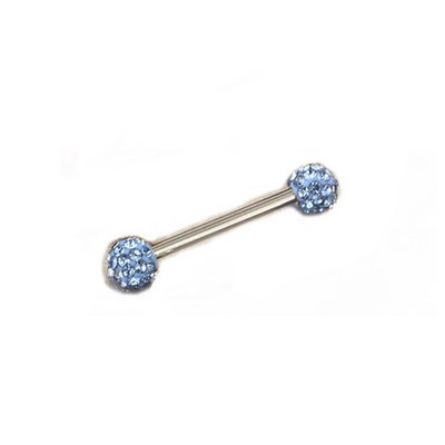 1 gab. Seksīgs mēles pīrsings sievietēm Kristāla bumbiņas mēles pīrsings Hipiju panku pīrsings krūšu nagiem, ķermeņa rotaslietas naktsklubu aksesuāri