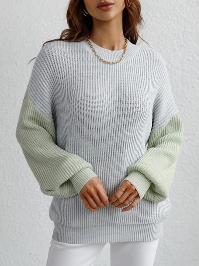 Női pulóver 2023 Trend Solid fehér kötött pulóver puha vintage oversize pulóver hosszú ujjú alkalmi meleg pulóverek nőknek