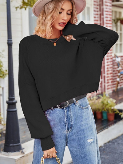 Sieviešu ziemas trikotāžas džemperi Pamata siltie vintage džemperi, trikotāžas lielizmēra biezi brīvi ziemas džemperi sievietēm