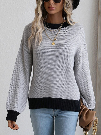 Χειμερινό γυναικείο πουλόβερ πλεκτό Casual Loose πουλόβερ Kintting Jumper O λαιμό Απαλό μπεζ πράσινο ζεστό oversize πουλόβερ για γυναίκες