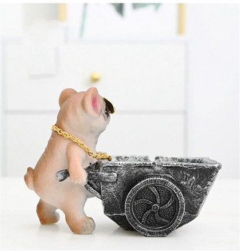 Thug Dog Τασάκι Ρητίνη Αστεία Δημιουργικό Τασάκι Τασάκι Τασάκι Πούρου Αξεσουάρ καπνίσματος Διακόσμηση σπιτιού Δώρο φίλος