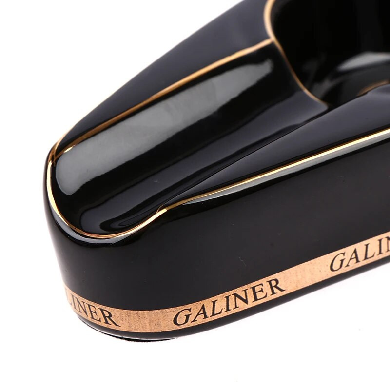 Keramikas cigāru pelnu trauks Pārnēsājams pelnu trauks cigāru vienam cigāru turētājam apaļa pelnu slota cigarešu pelnu trauks ceļojumu pelnu trauks