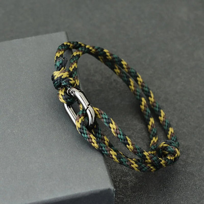 2023. gada virves rokassprādze vīriešiem, regulējama divslāņu, rokām darināta bīdāma sprādze Makrame Braslet sērfošanas rotaslietas Pulseira Corda Masculina