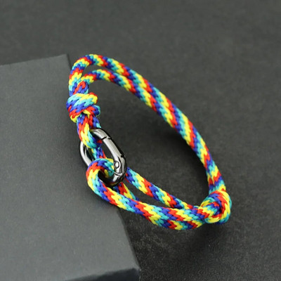 2023. gada virves rokassprādze vīriešiem, regulējama divslāņu, rokām darināta bīdāma sprādze Makrame Braslet sērfošanas rotaslietas Pulseira Corda Masculina