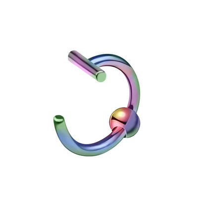 Gótikus hamis piercing rozsdamentes acél ajakgyűrű nőknek orrgyűrűk fül karika csíptető porc fülbevaló septum piercing gót 3 DB