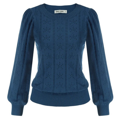 GK elegantiški megztiniai, moteriški megztiniai su iškirptomis rankovėmis ilgomis rankovėmis, mezginiai, palaidi, megzti marškiniai, palaidinė, briaunoti ploni viršutiniai drabužiai