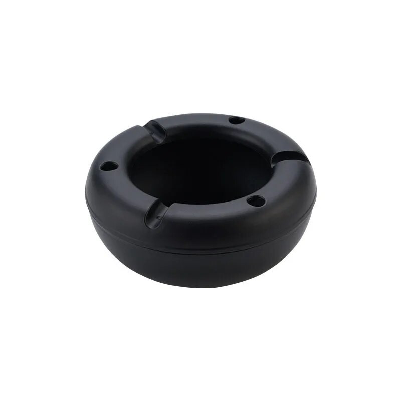 Jauns radošs vēja necaurlaidīgs apaļš pelnu trauks Videi draudzīgas pārnēsājamas automašīnas mājas dūmiem piederums karstumizturīgs pelnu trauks Ērta plastmasa