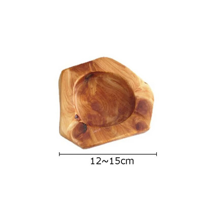 Dabīgā koka pelnu trauks Minimālisma ģeometrijas pelnu trauki Smēķēšanas piederumi nezālēm Creative Home Cigāru pelnu trauks Dāvanas draugam