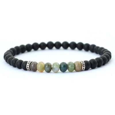 2023-as divat férfi karkötő 6 mm-es abakusz gyöngy karkötő kézi kiegészítők ajándék neki Természetes tigrisszemek indiai achát kő karkötő