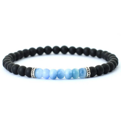 2023-as divat férfi karkötő 6 mm-es abakusz gyöngy karkötő kézi kiegészítők ajándék neki Természetes tigrisszemek indiai achát kő karkötő