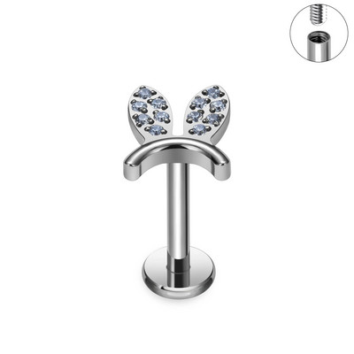G23 Titanium ASTM F136 Pīrsings Labret Deguna nagu kniedes Auss Lūpas Helix Studs Mēles Nagu pīrsings Ķermeņa rotaslietas
