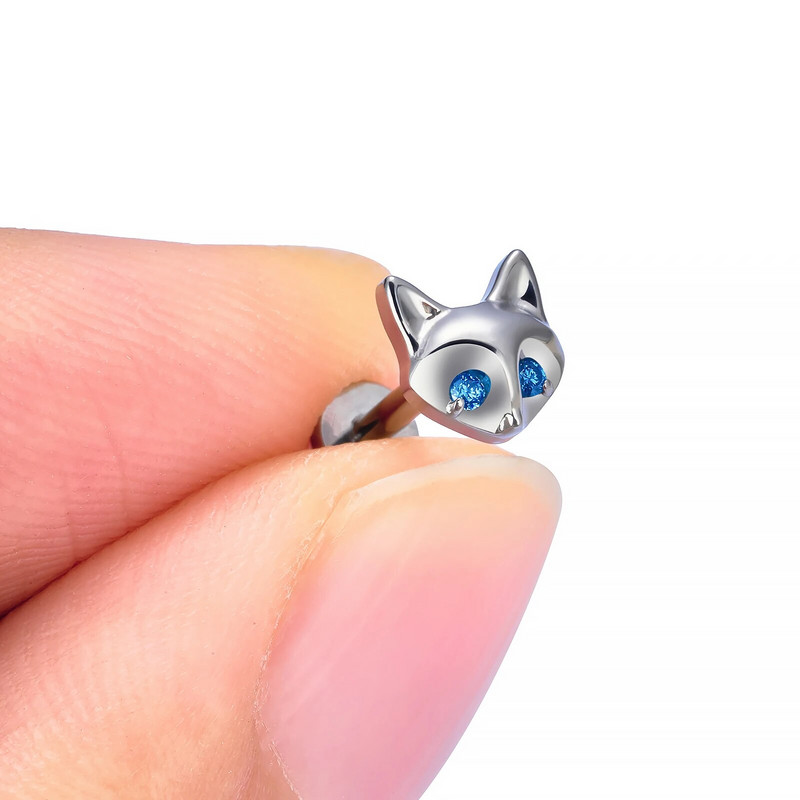 G23 Titanium ASTM F136 Pīrsings Labret Deguna nagu kniedes Auss Lūpas Helix Studs Mēles Nagu pīrsings Ķermeņa rotaslietas